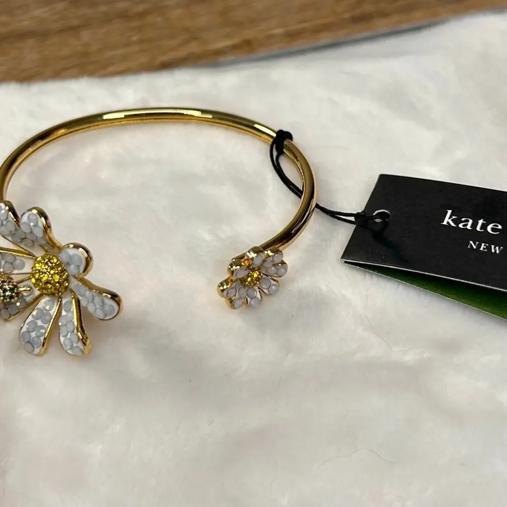 NWT Kate Spade Dazzling Daisy Flex Cuff